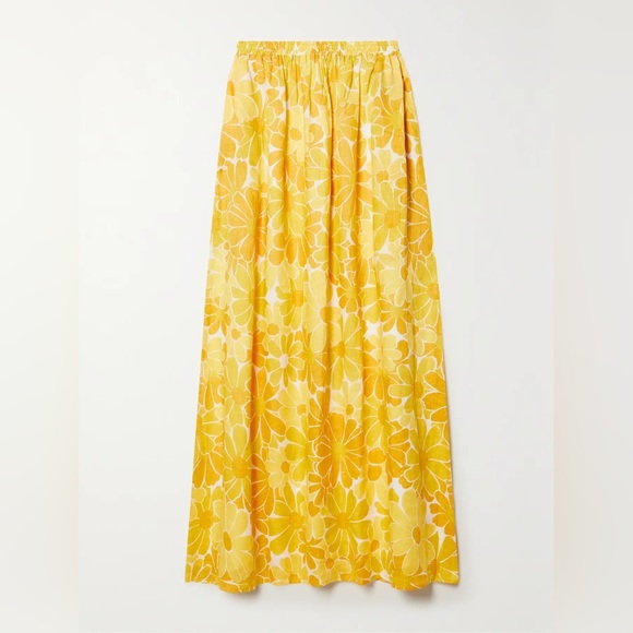 NWT FAITHFULL THE BRAND Danita floral-print linen maxi skirt - Picture 4 of 6